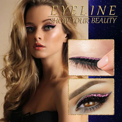 2024 NEW Reusable Eyeliner And Eyelash Stickers (Set of 4 Pairs)