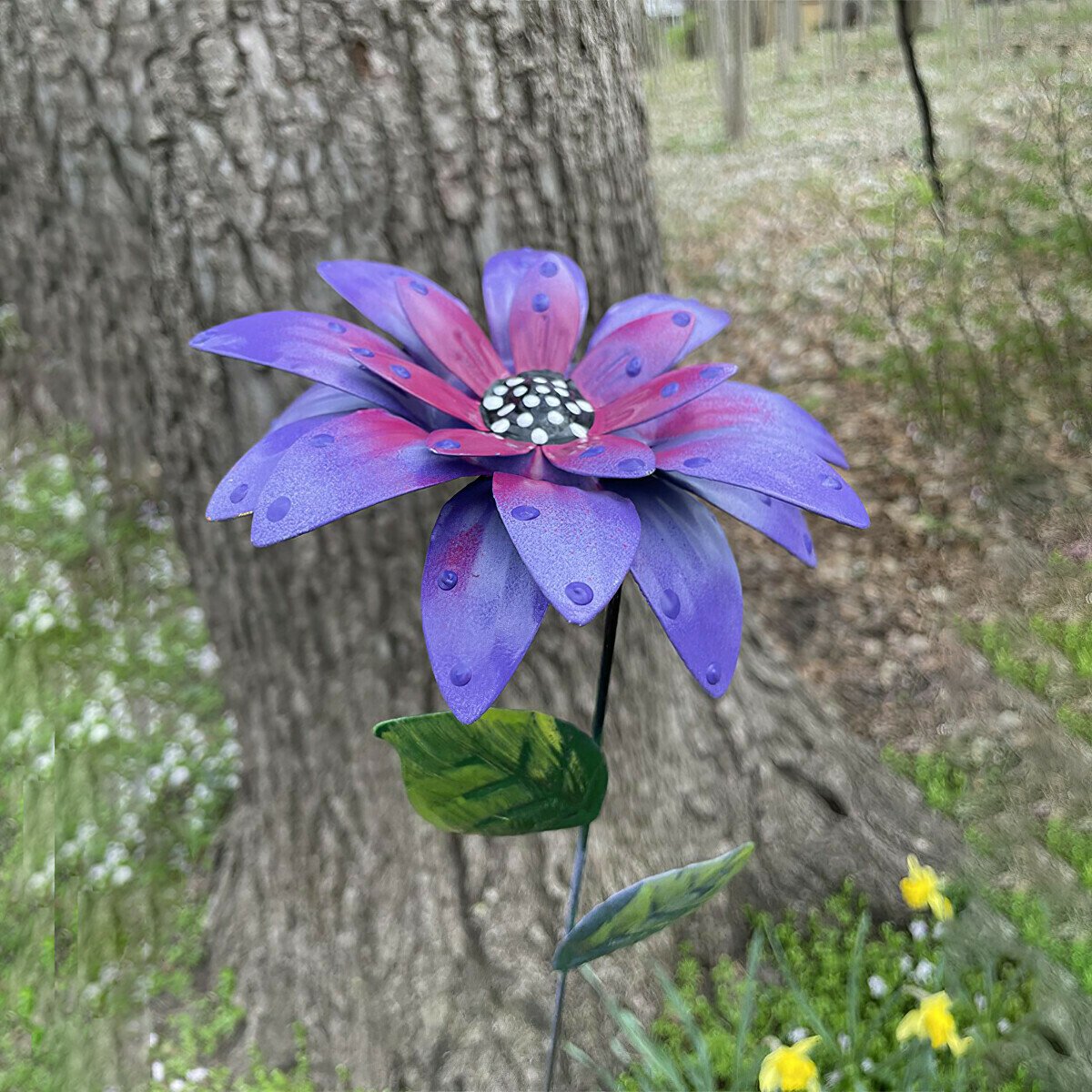 🍀Metal Flowers Garden Stakes