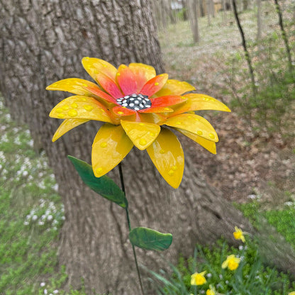 🍀Metal Flowers Garden Stakes